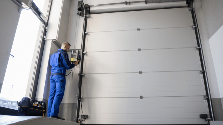 How do you tell if a garage door is installed correctly