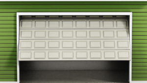 What causes a garage door to close then open back up