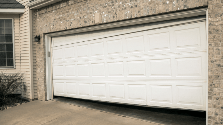 Why is my garage door shifted to one side when I close it