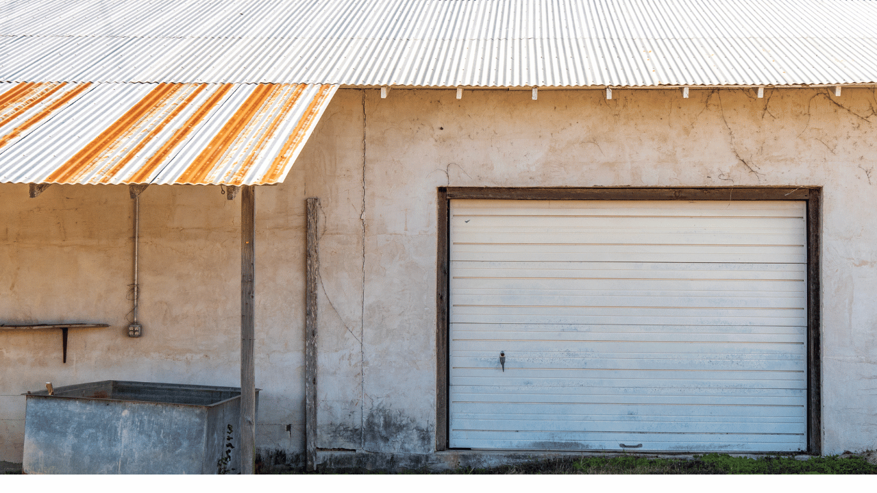 Why is there a gap on one side of my garage door?